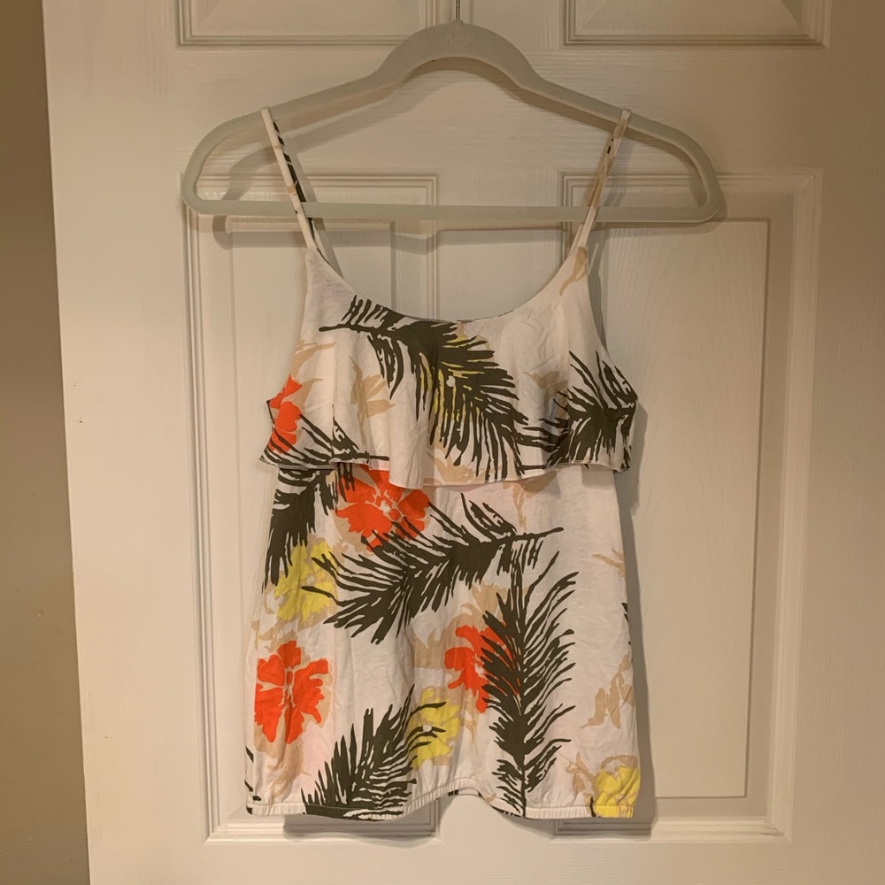 Old Navy bright floral top, size XS